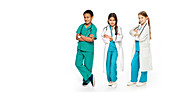 Future doctors, conceptual image