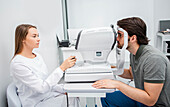 Eye exam test