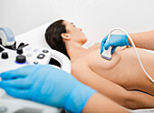 Breast ultrasound scan