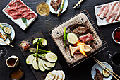 Japanese barbecue with quality ingredients