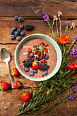 Smoothie Bowl with berries