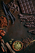 Spices and chocolate