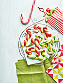 Candy cane cookies