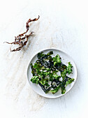 Seaweed and kale chips