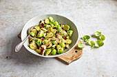 Curried brussels sprouts