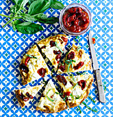 Frittata with dried tomatoes