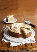 Apricot, cinnamon and olive oil cake