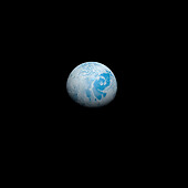 Earth-like planet, composite image