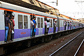 Commuter train in Mumbai