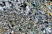 Gneiss, thin section, 4:1