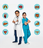 Future doctors, conceptual image