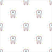 Healthy teeth, conceptual illustration