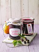 Blackberry-pear jam, blackberry jam