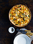 Butternut squash cannelloni with sage and walnuts