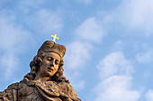 St. Veit, Heiligenfigur auf der Karlsbrücke, Prag, Tschechien