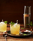 Mint Julep - Cocktail with Mint and Bourbon Whiskey