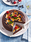 Beetroot brownie cake