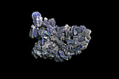 Azurite crystals