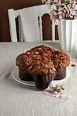 Colomba - traditional italian easter cake with almonds