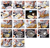 Eggs Benedict - step by step