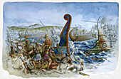 Battle of Syracuse, 413 BC, illustration