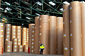Paper production plant, France