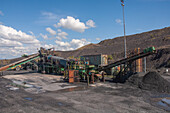 Coal proceesing unit, Selar open cast, Glyn-neath, Wales