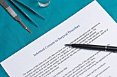 Informed consent form for surgery