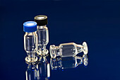 Chromatography autosampler glass vials