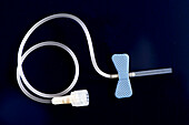 Blue 10 gauge catheter