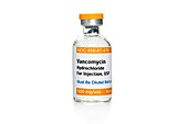 Vancomycin hydrochloride antibiotic vial