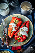 Couscous stuffed peppers