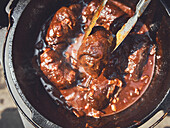 Classic German dish, braised beef rolls
