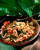 Reis mit Gemüse (Kreolische Küche)