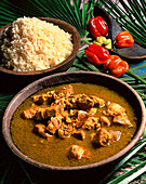 Pork vindaye (Creole cuisine)
