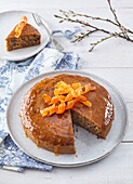 Carrot walnut cake