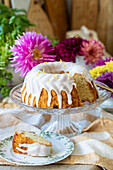 Bundt cake with icing