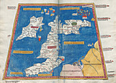 Ptolemy's map of Britain, 16th century