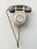 Telephone with a rotary dial