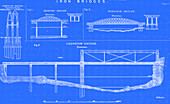 Iron Bridge design, illustration