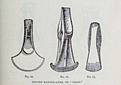 Bronze Battle axes, illustration