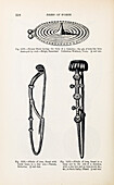 Viking ornaments and jewellery, 19th century illustration