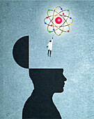 Scientific ideas, conceptual illustration