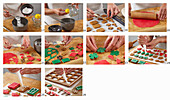 Gingerbread advent calendar - step by step