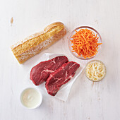 Zutaten für Rindersteak-Baguette mit Selleriesalat