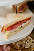 New York Club sandwich for Movie Night