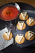 James Bond crackers, Scarlett O'Hara cocktail for Movie Night