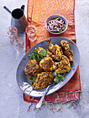 Baked country chicken from Kerala (India)