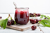 Cherry coconut jam