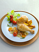 Chicken with rosemary and vegetables